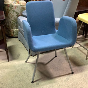 Blue Felt Chair