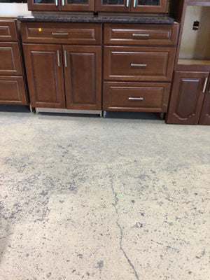 Maple Brown Complete Kitchen with Granite Countertops