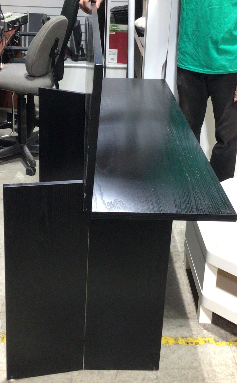 Extendable Black Wood Desk