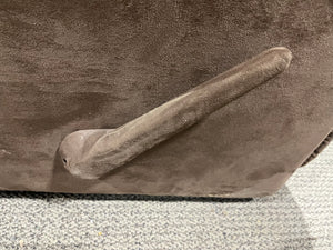 Plush Chocolate Brown Reclining Sectional Sofa