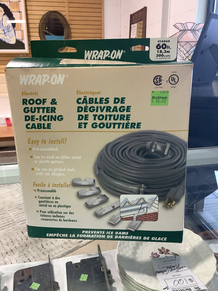 Wrap-On De-Icing Cable