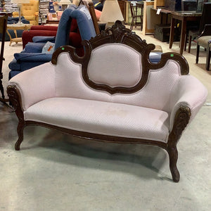 Vintage Style Pink Love Seat