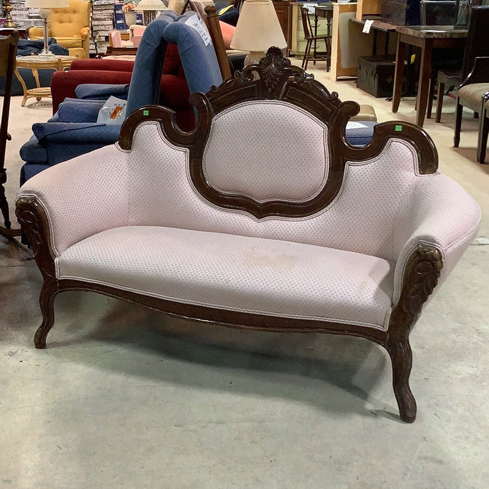 Vintage Style Pink Love Seat