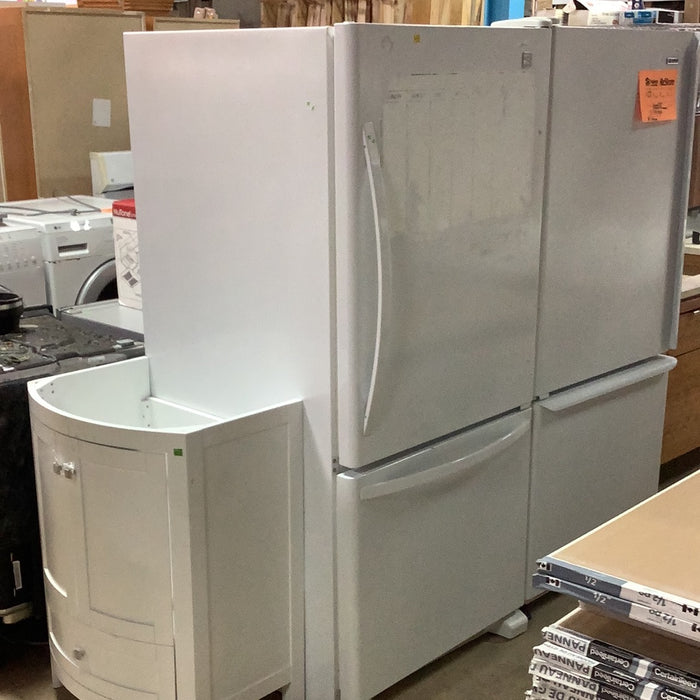 Plain White Kenmore Fridge