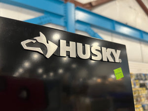 Husky Ready-to-Assemble 24-Gauge Steel Wall Mounted Garage Cabinet in Black