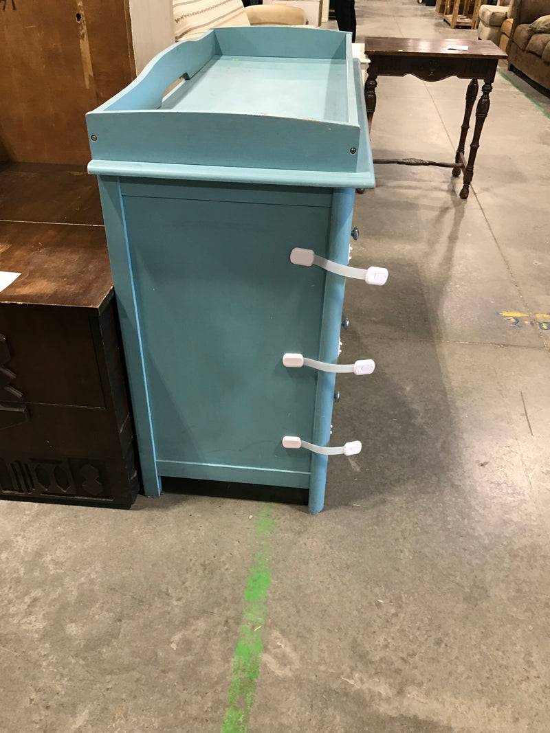 Teal Children’s Dresser
