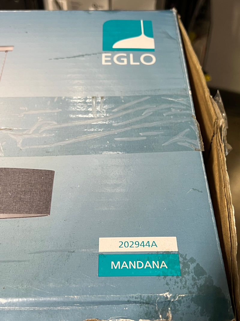 Eglo Mandana Pendant Light with Shade - Grey