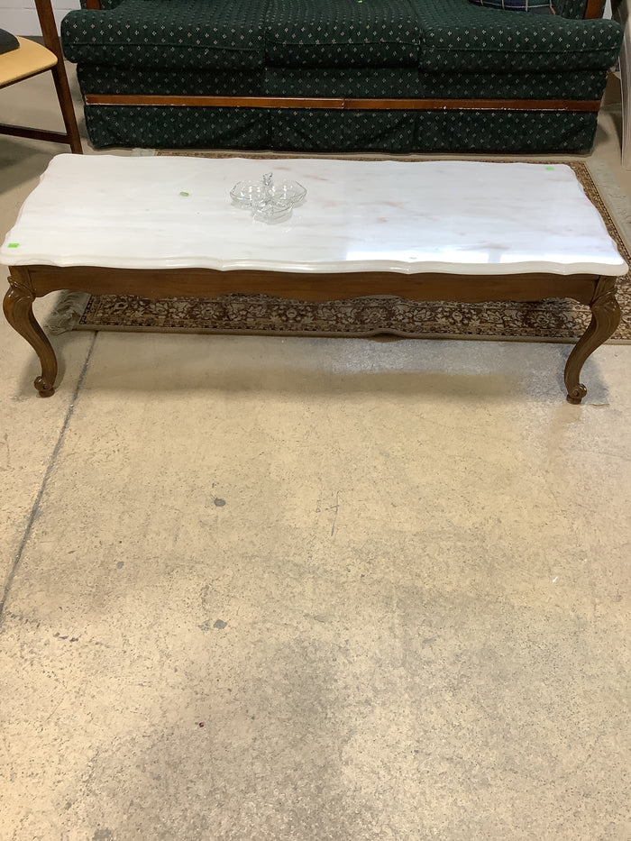 Marble Top Antique Coffee Table