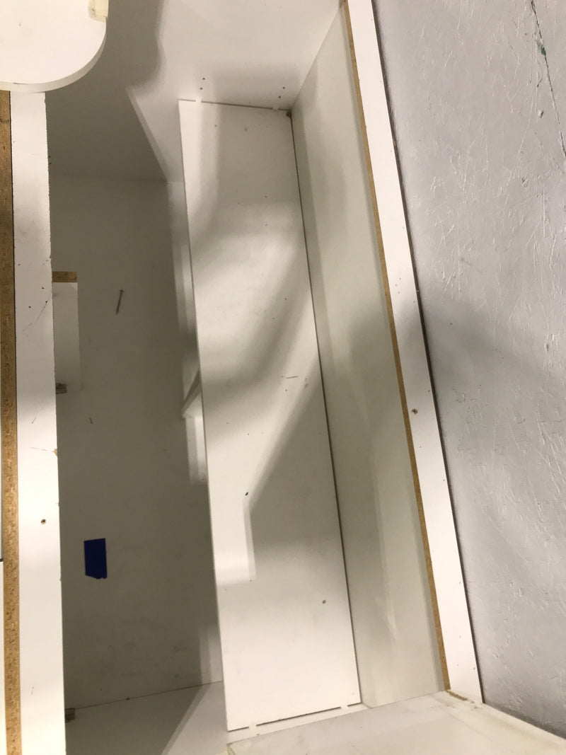 Classic White Raised Panel Kitchen Set (Missing hardware)