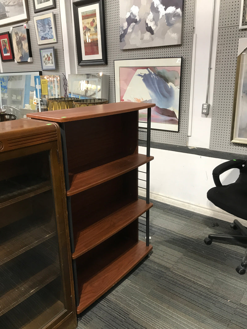 4 wooden brown shelf