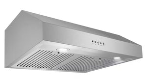 30” Range Hood with Button Control - Stainless Steel