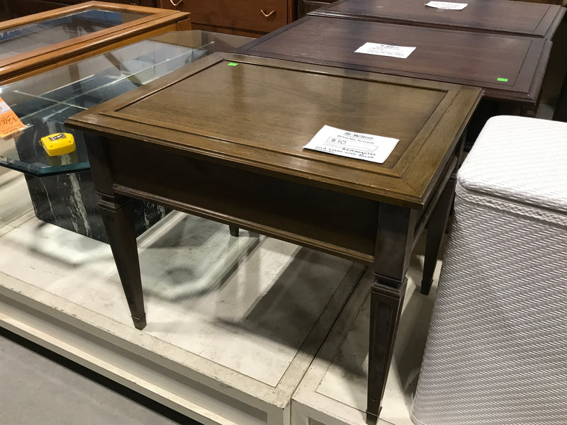 Rectangular End Table With Small Drawer