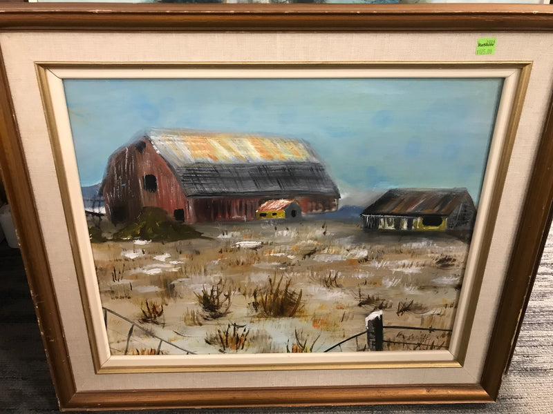 R. Wolff's Painted Farm Canvas
