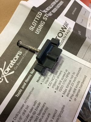Hidden Deck Fasteners