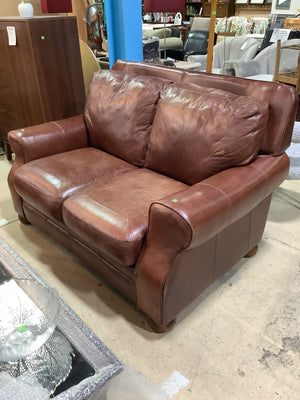 Leather Loveseat