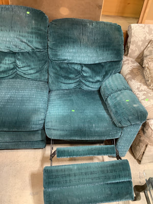 Plush Green Recliner