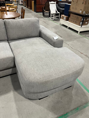 Modern Gray Sectional Sofa with Chaise