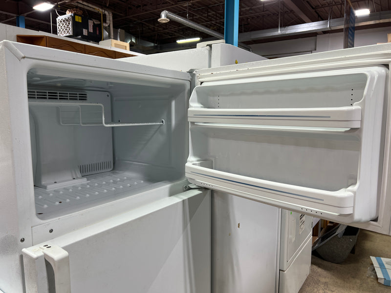 White GE Refrigerator