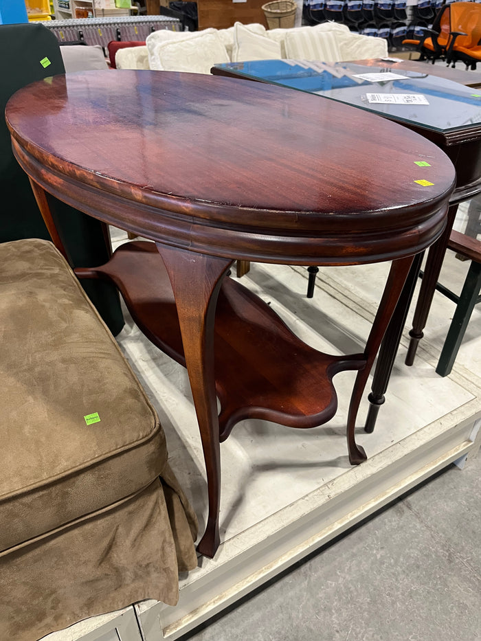 Vintage Oval Side Table