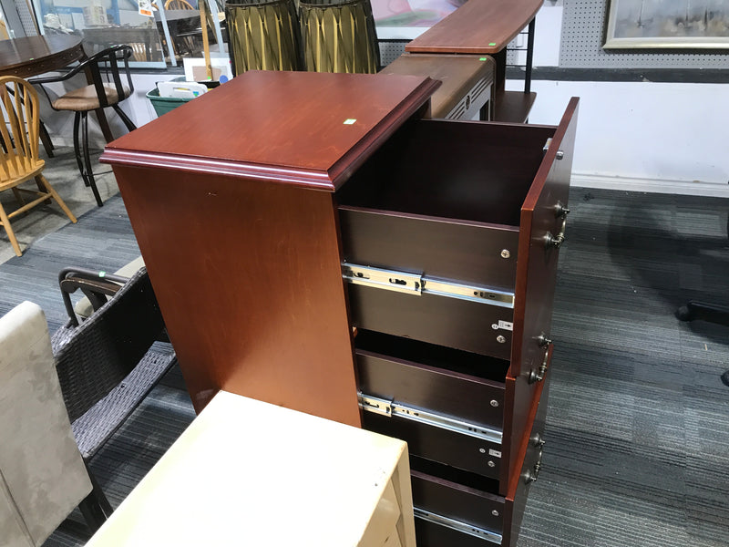 Brown 4 Wooden Drawer