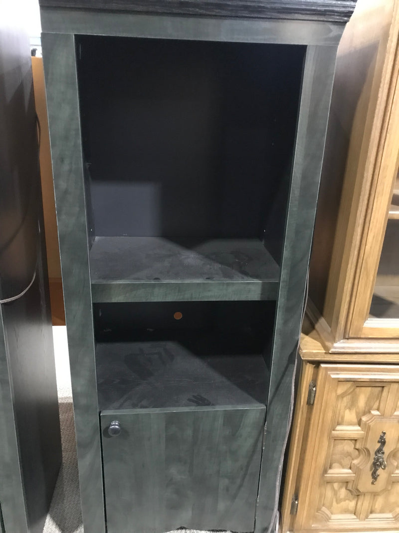 Green + Black Display Cabinet