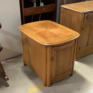 Wooden Art Deco Side Table