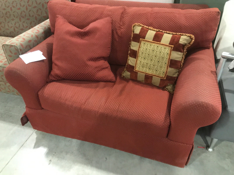 Red Woven Love Seat