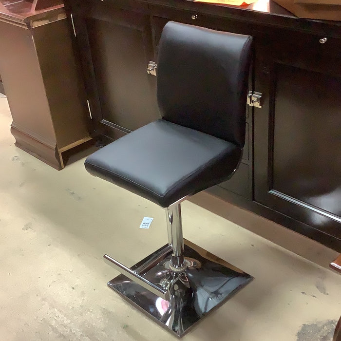 Black and Chrome Barstool