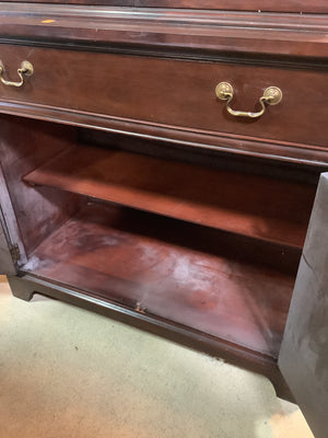 Knechtel Red Wood Buffet & Hutch