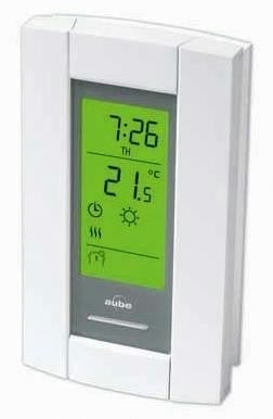 Aube Line Volt 7-day Programmable Thermostat for Electric Heat