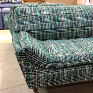 Green Plaid Sofa