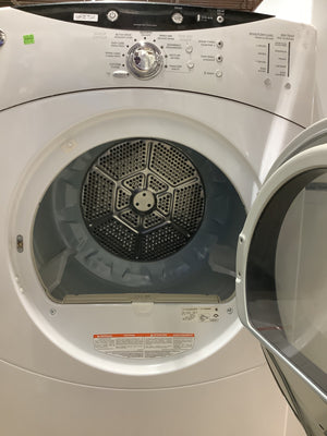 GE White Front Load Dryer