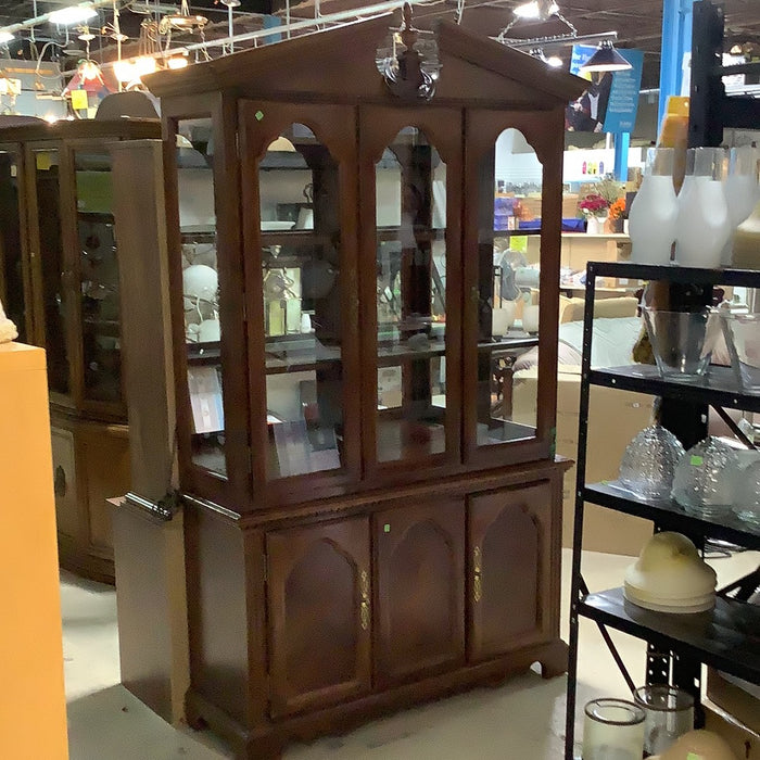 Glass Buffet & Hutch