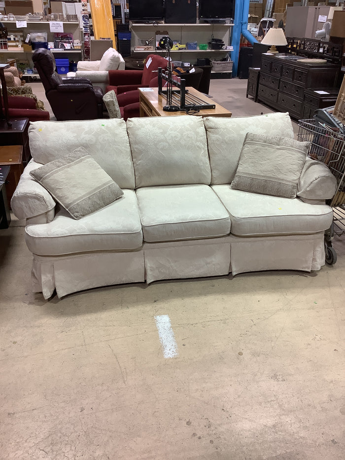 White Leaf 3-Seater