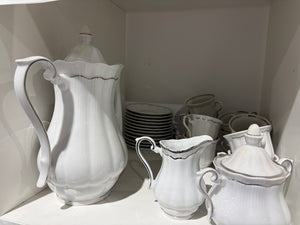Polish Walbrazych Porcelain Tea Set (26 pieces)