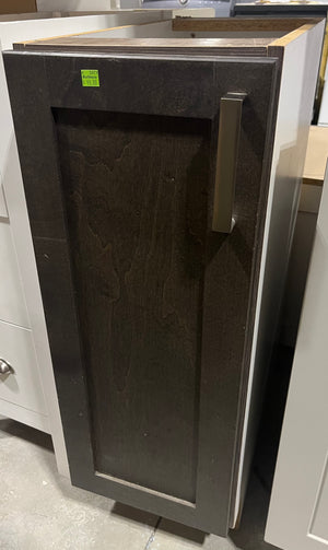 Dark Brown Single Cabinet with hardware