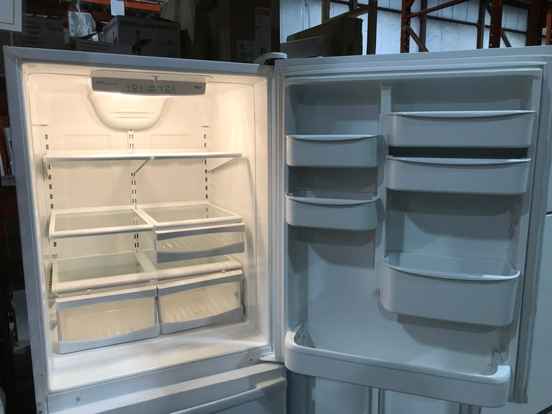 Whirlpool White Refrigerator With Bottom Freezer