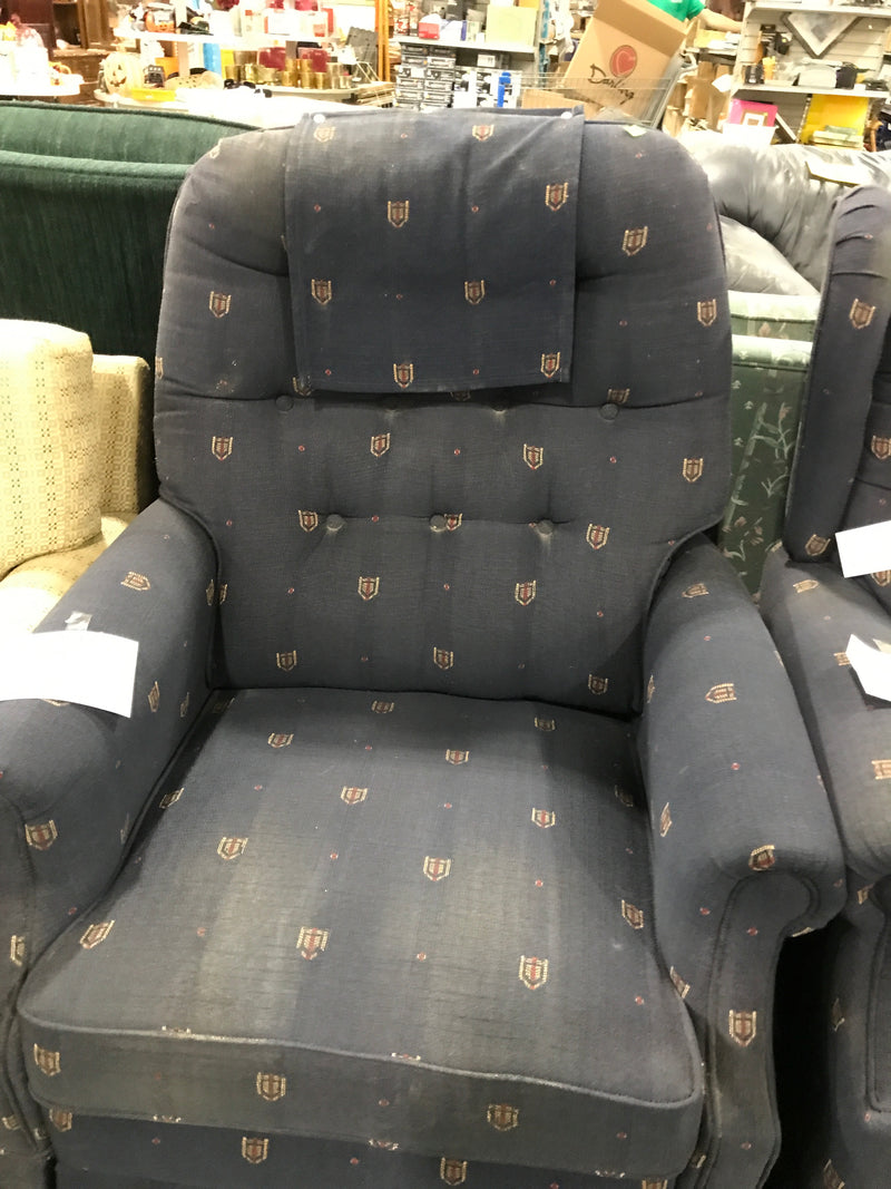 Blue Recliner Arm-Chair