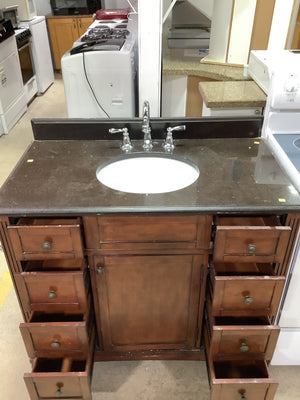 Mid Century Bathroom Vanity