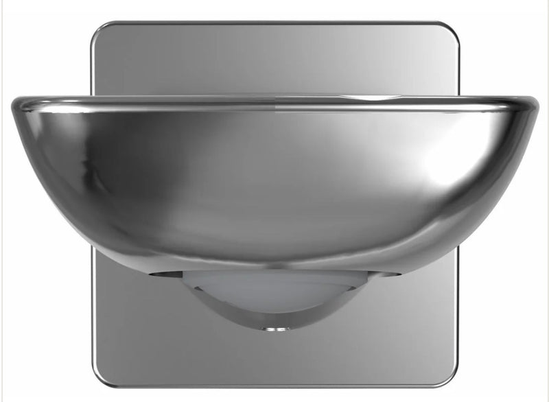 Modern S Wall Mount Tub Spout - Polished Chrome