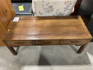 3-Drawer Wooden Antique Coffee Table