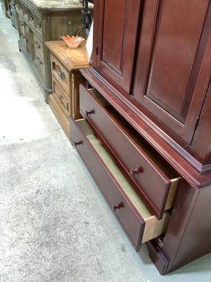 Vintage Hardwood Armoire