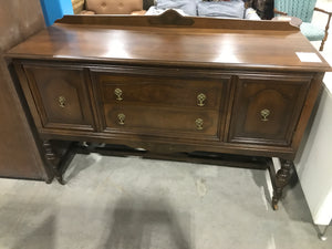 Vintage Sideboard On Metal Casters