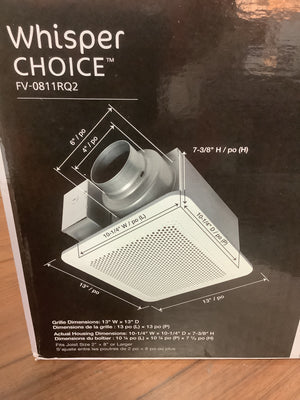 Panasonic Whisper Choice Vent Fan