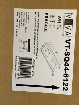 VIVA Quartz Top 2 Piece Undermount Sink