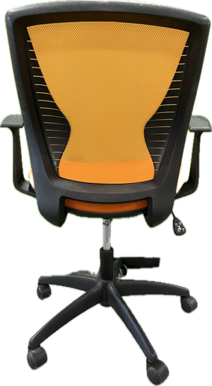 Orange Mesh Office Chair