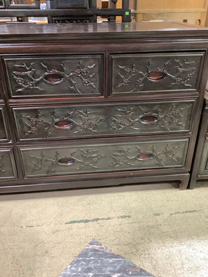 Hand-Carved Rosewood Chest-of-Drawers