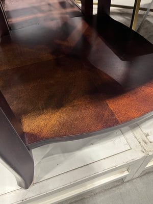 Classic Mahogany End Table with Drawer & Shelf