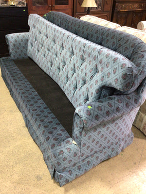 Blue Floral Sofa