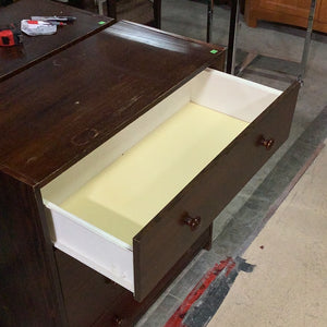 Dark Veneer Upright Dresser